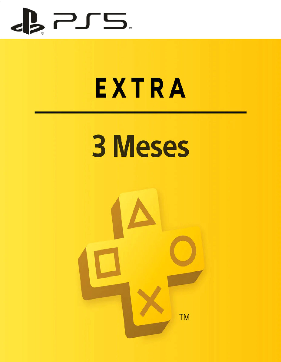 PS Plus Extra 3 meses PS5