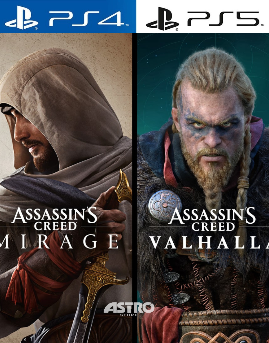 ASSASSIN’S CREED MIRAGE & ASSASSIN'S CREED VALHALLA BUNDLE