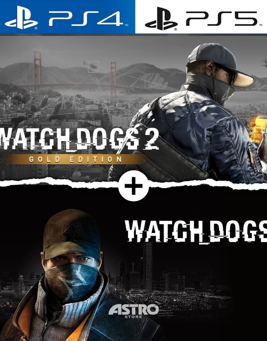 WATCH DOGS 1 + WATCH DOGS 2 GOLD EDITIONS BUNDLE