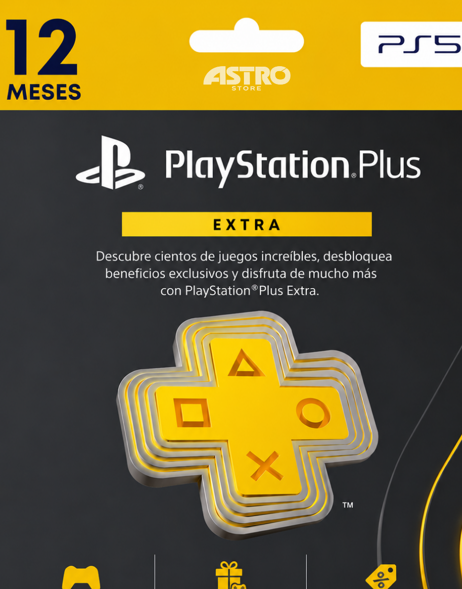 PLAYSTATION PLUS EXTRA - 12 MESES - PS5