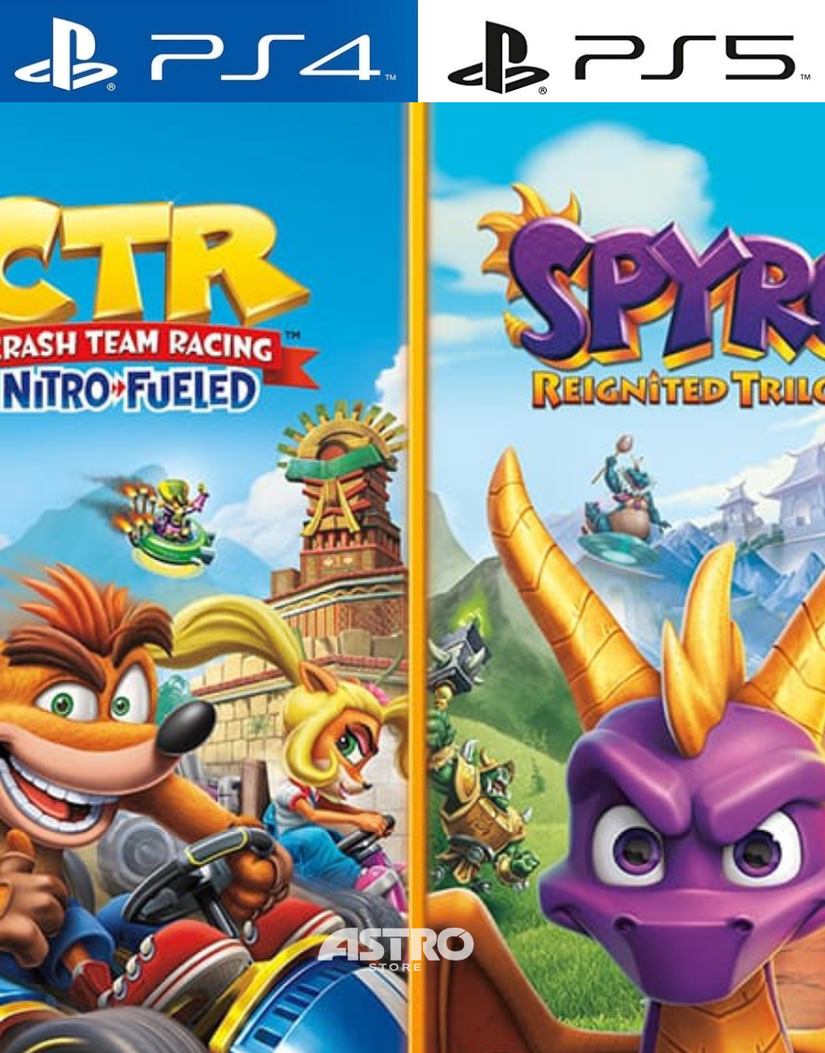 CRASH™ TEAM RACING NITRO-FUELED + SPYRO™ GAME BUNDLE