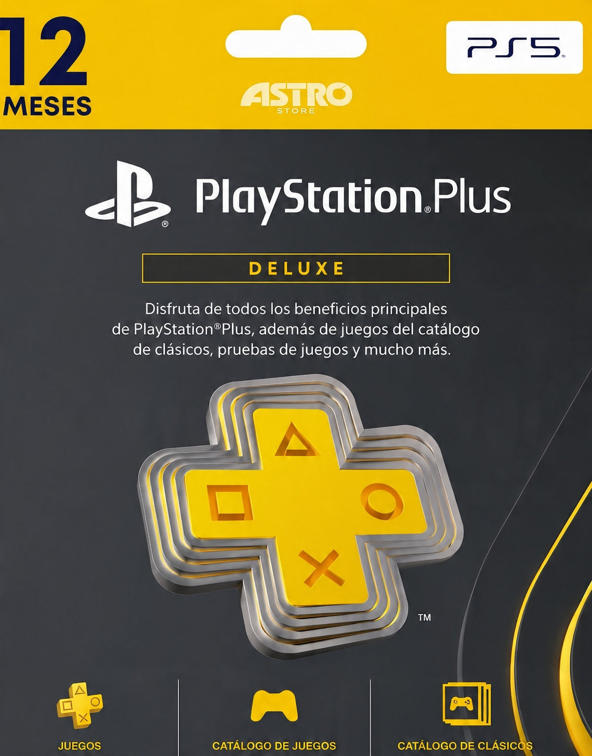 PLAYSTATION PLUS DELUXE - 12 MESES - PS5