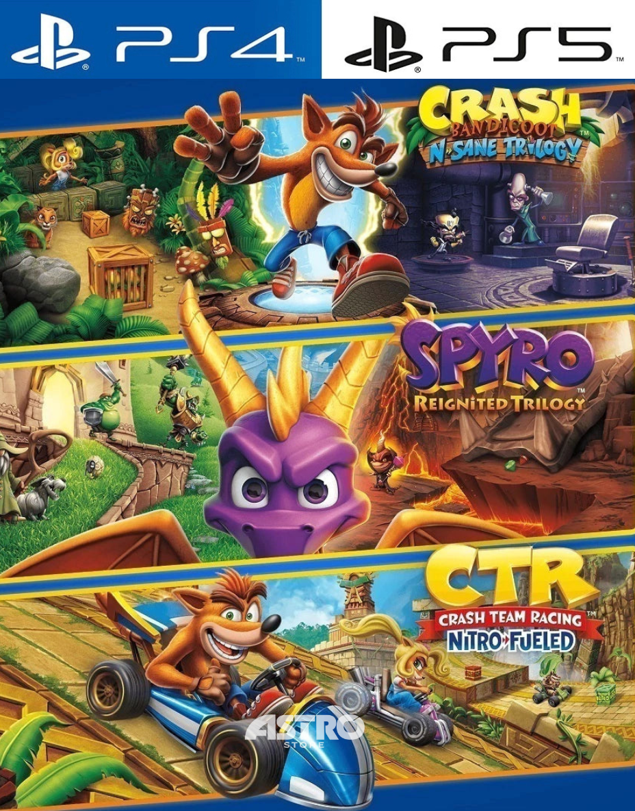 CRASH™ + SPYRO™ TRIPLE PLAY BUNDLE