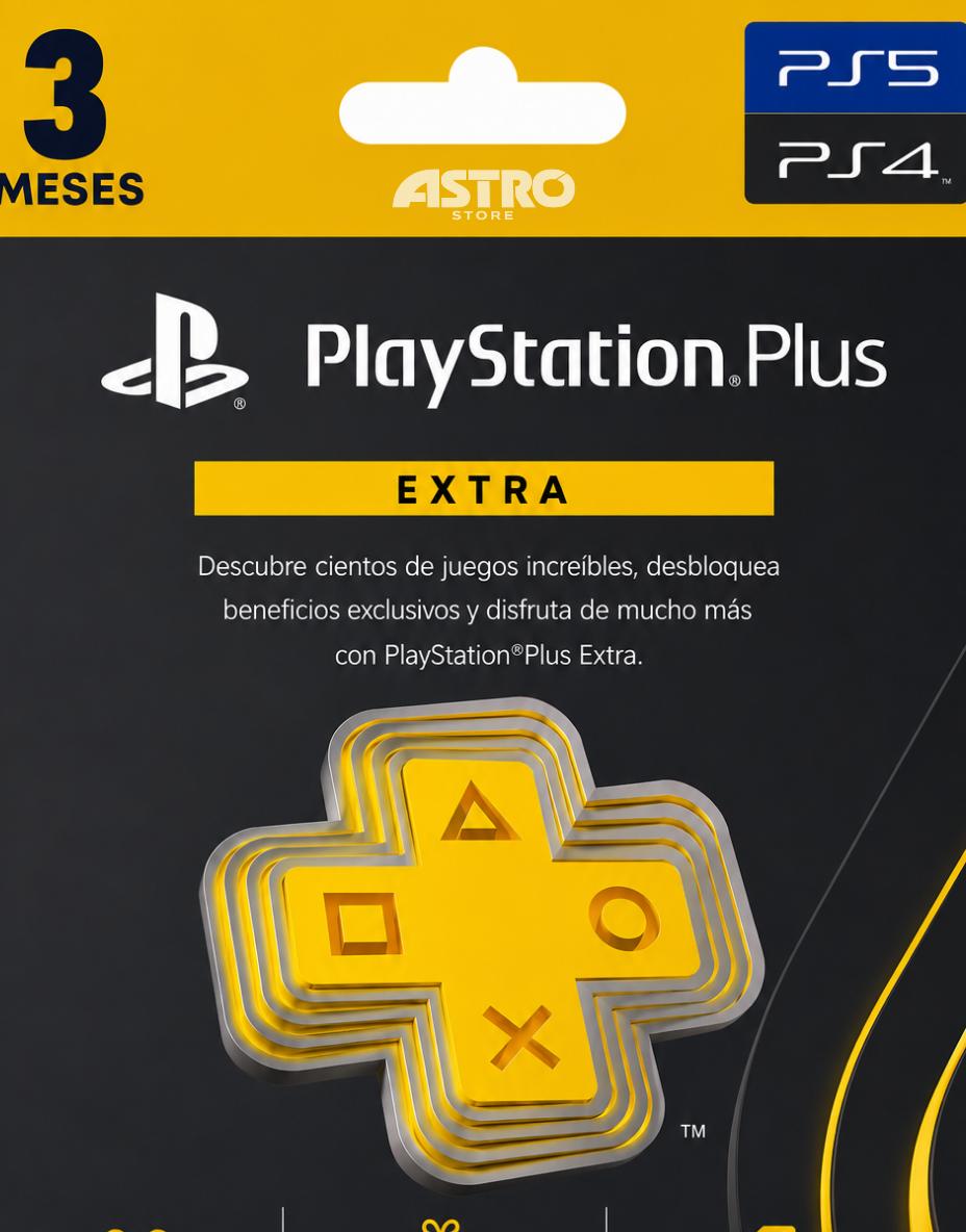 PLAYSTATION PLUS EXTRA - 3 MESES - PS4 / PS5