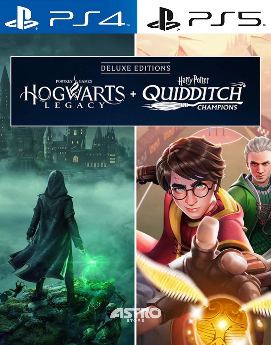 HOGWARTS LEGACY + HARRY POTTER: QUIDDITCH CHAMPIONS DELUXE EDITIONS BUNDLE