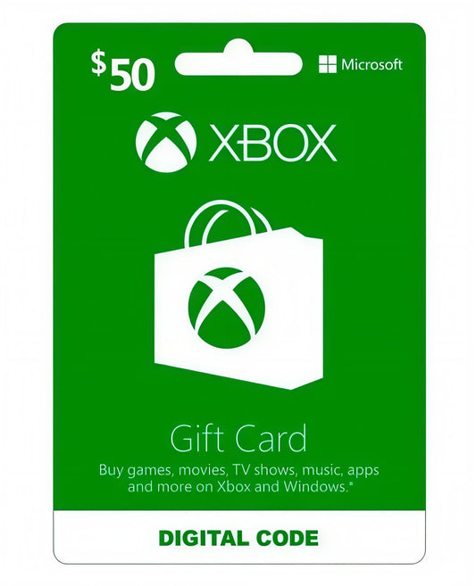 Tarjeta Xbox (USA) 50 USD - Astro Games